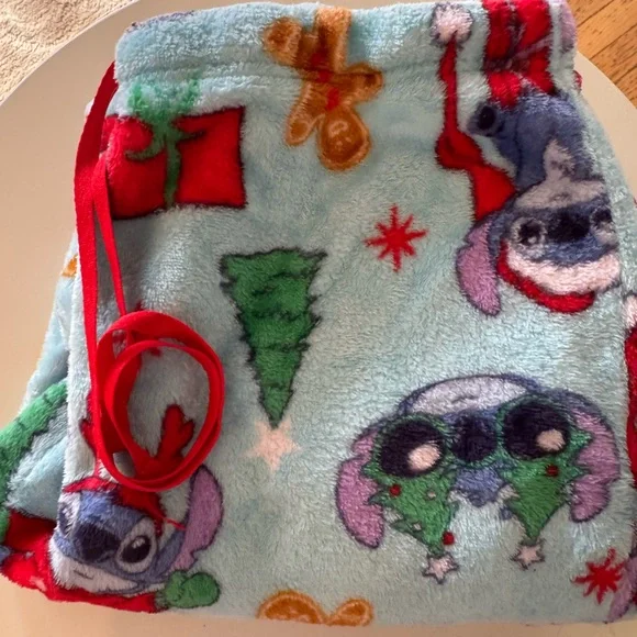 Disney Stitch Christmas Pajama Pants, Large - Picture 5 of 5